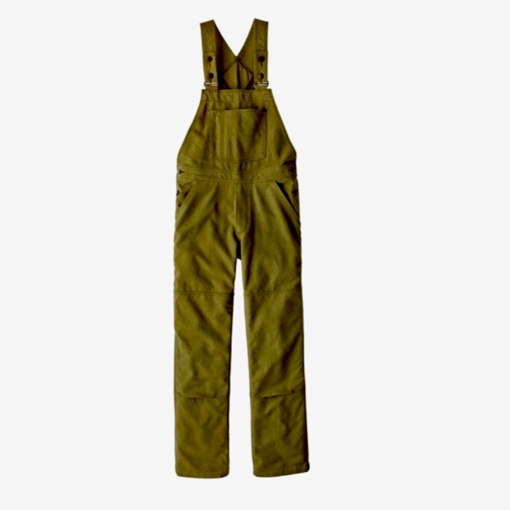 Hemp and canvas Patagonia Overalls - fatigue green